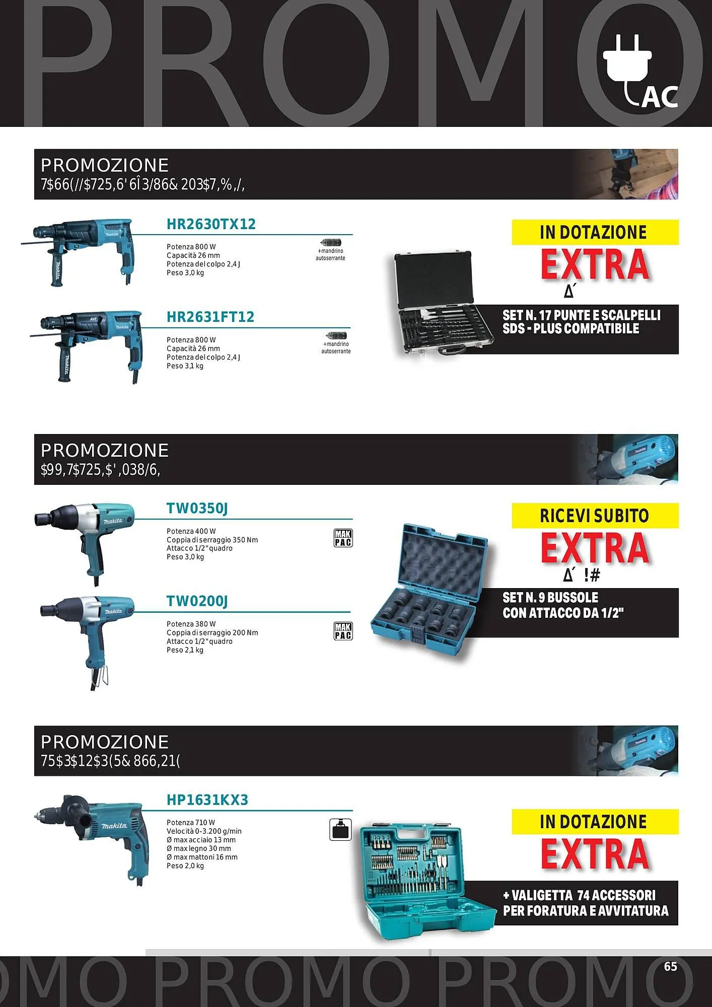 Volantino Makita da 1 ottobre a 31 marzo di 2024 - Pagina del volantino 67