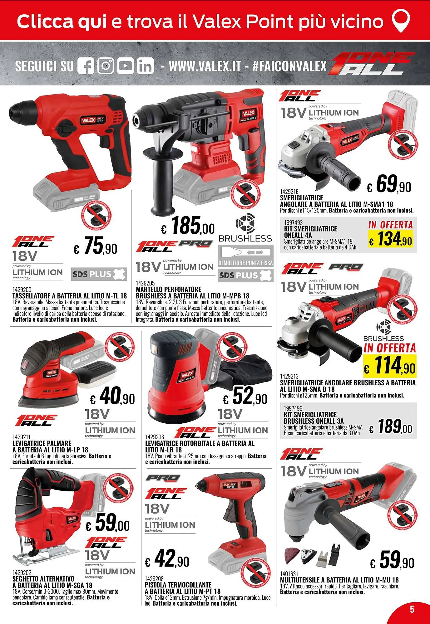 Volantino Valex da 2 gennaio a 2 marzo di 2024 - Pagina del volantino 5