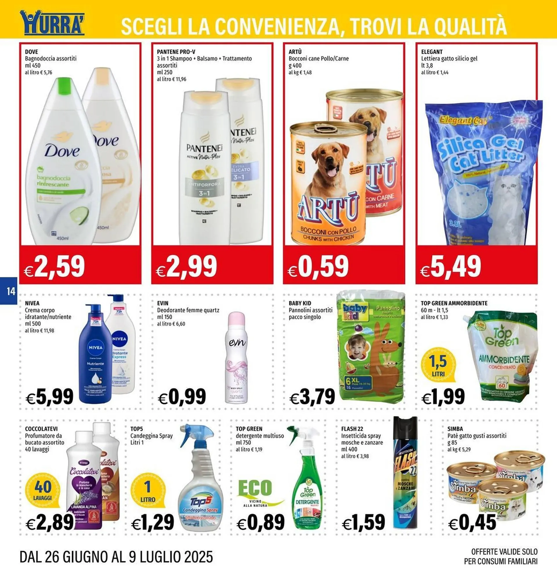 Volantino Hurrà da 26 giugno a 9 luglio di 2025 - Pagina del volantino 14