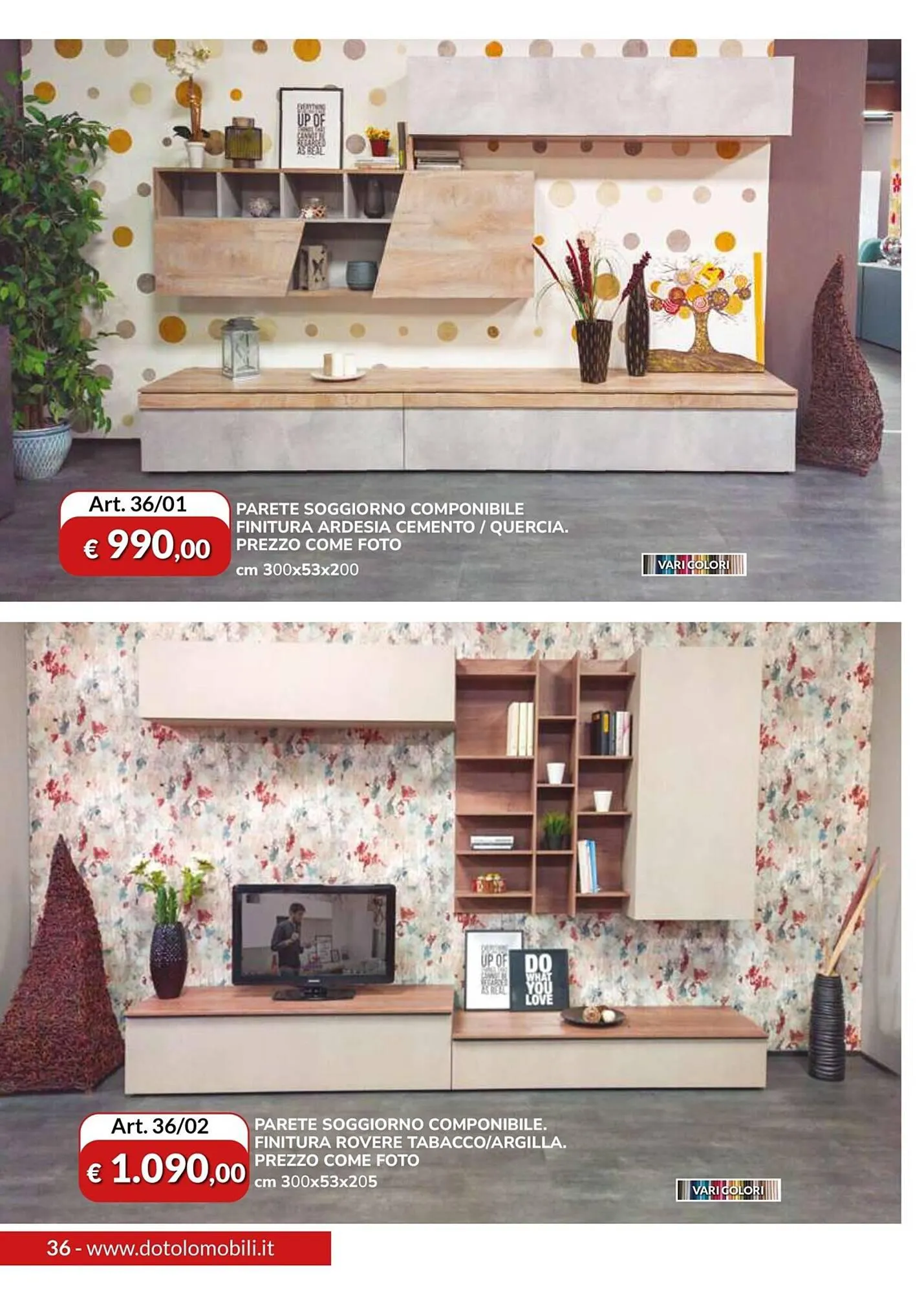 Volantino Dotolo Mobili da 12 luglio a 31 dicembre di 2024 - Pagina del volantino 36