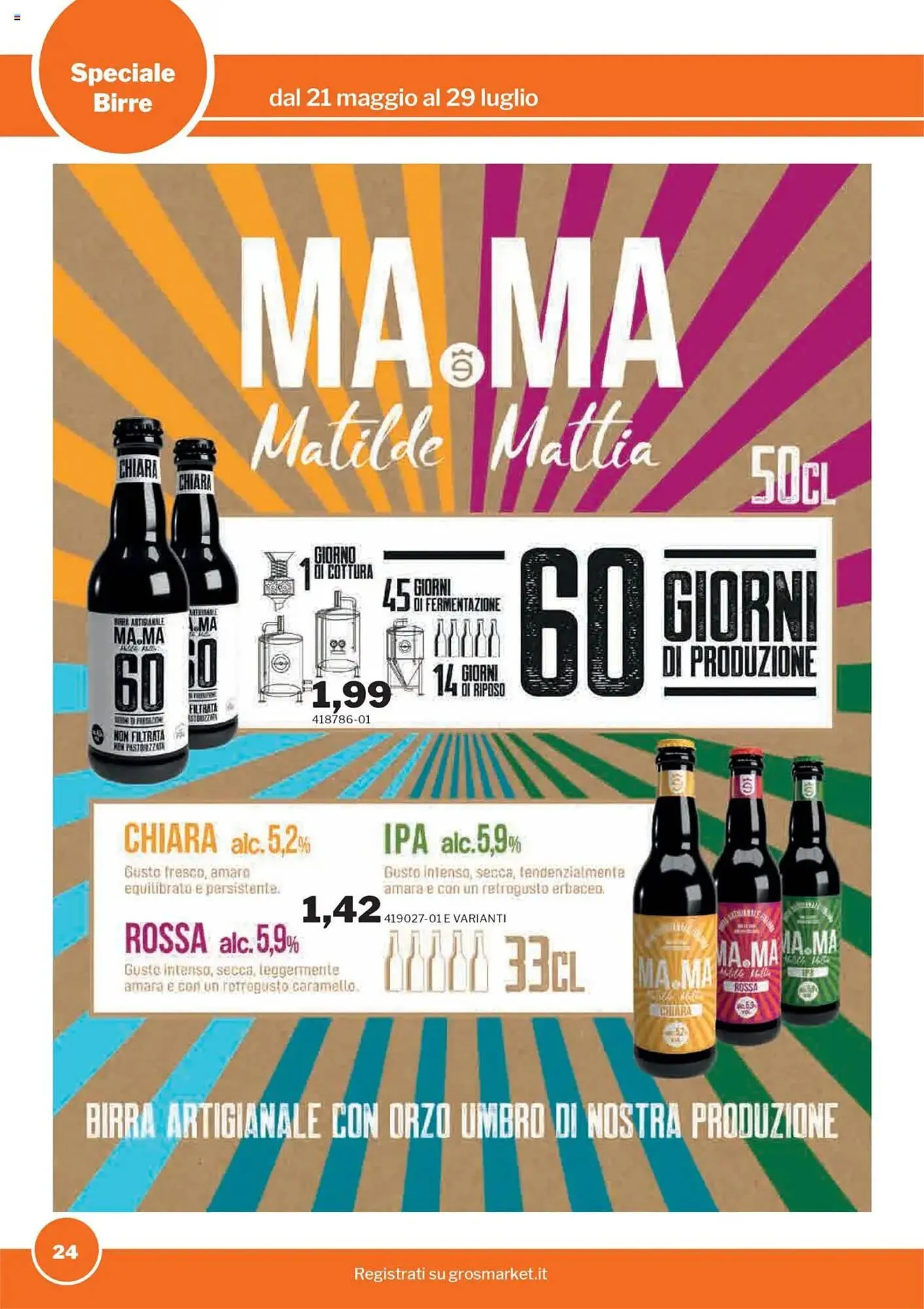 Volantino GrosMarket da 21 maggio a 29 luglio di 2025 - Pagina del volantino 24