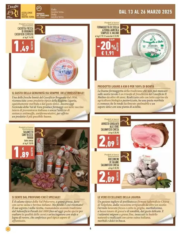 Amare gustare vivere da 13 marzo a 26 marzo di 2025 - Pagina del volantino 4