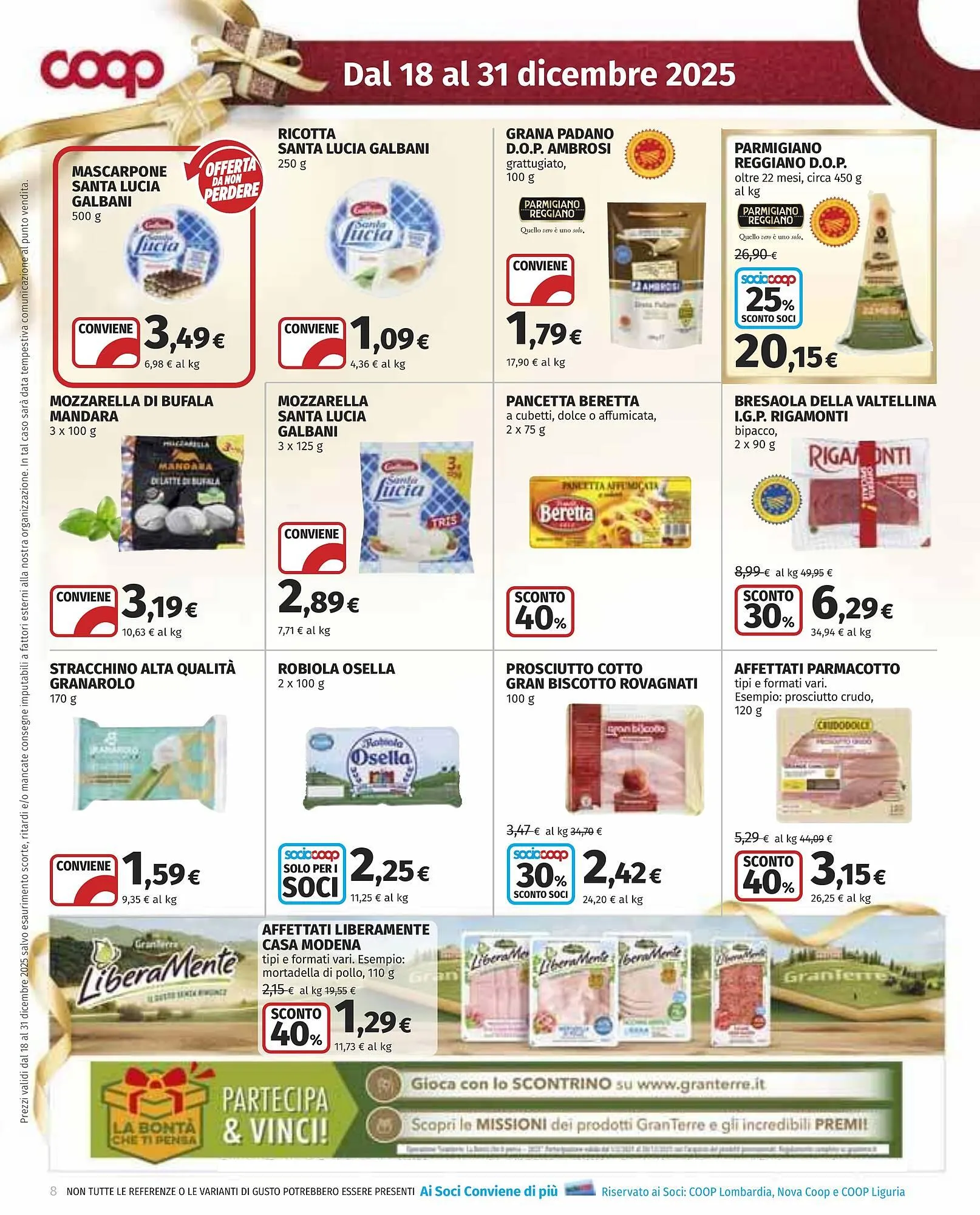 Volantino Coop da 18 dicembre a 31 dicembre di 2025 - Pagina del volantino 8