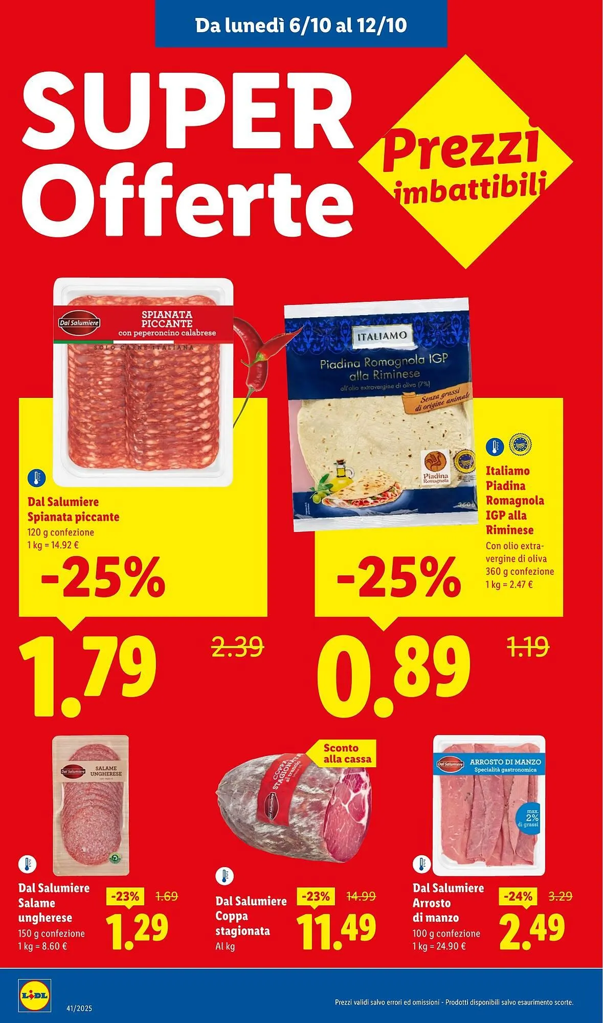 Volantino Lidl da 6 ottobre a 12 ottobre di 2025 - Pagina del volantino 8