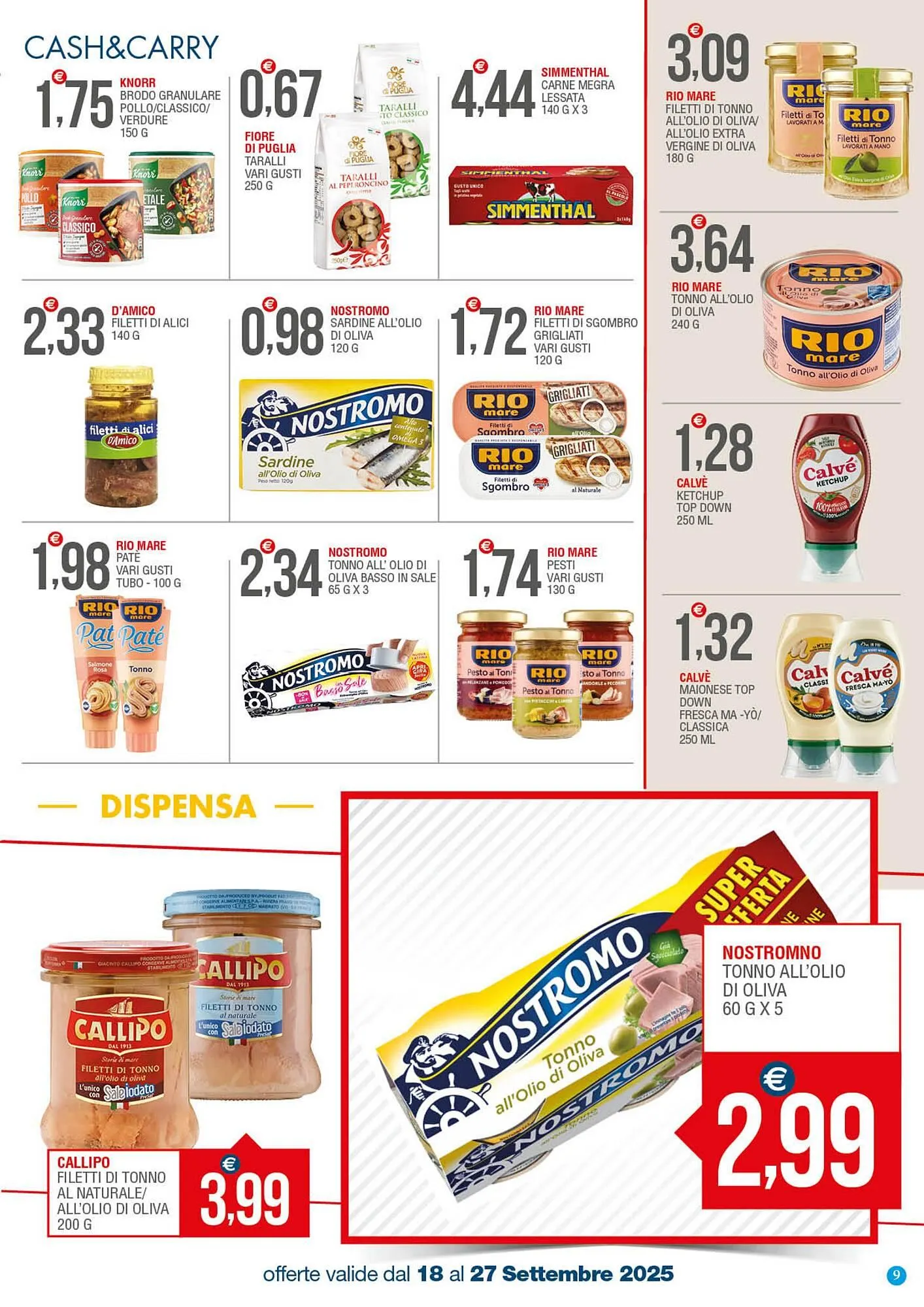 Volantino Caramico da 18 settembre a 27 settembre di 2025 - Pagina del volantino 9