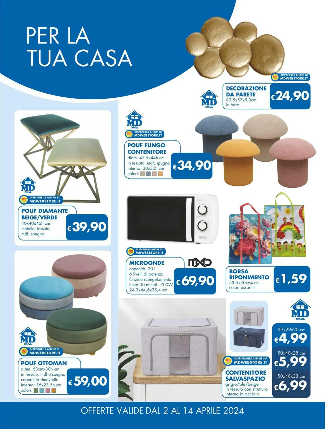 MD Discount Volantino attuale da 2 aprile a 14 aprile di 2024 - Pagina del volantino 21