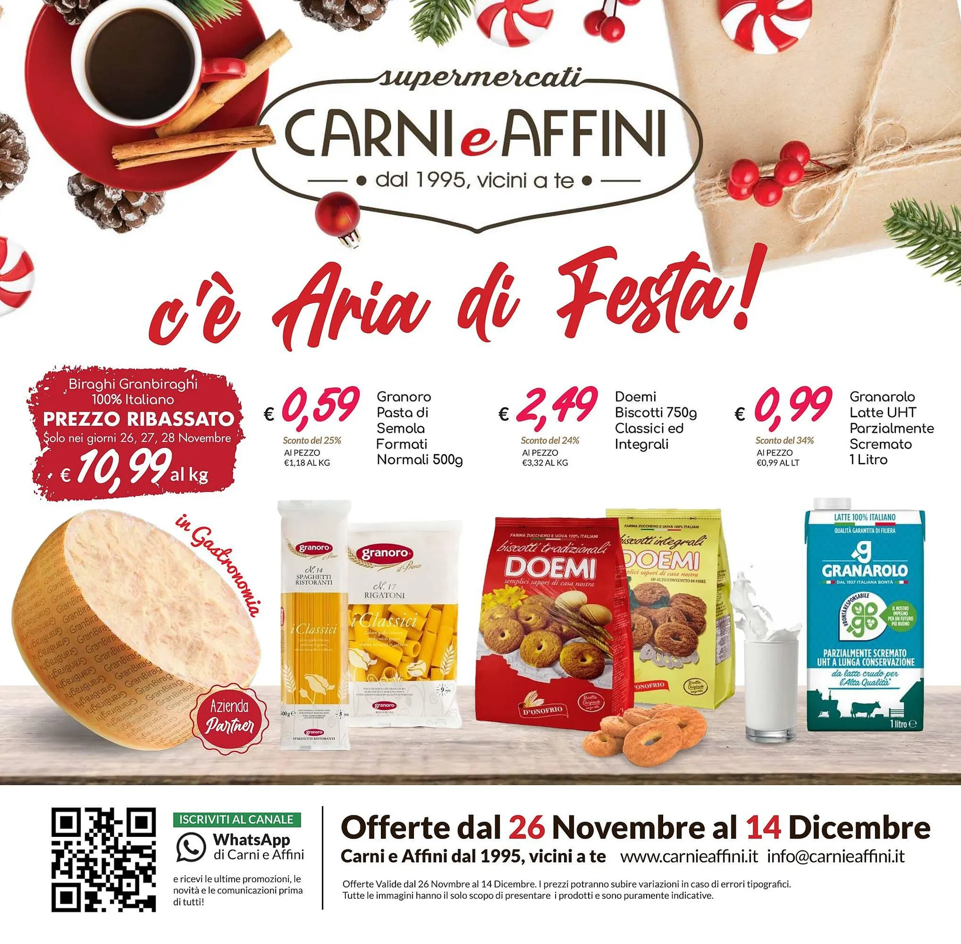 Volantino Carni e Affini Supermercati da 26 novembre a 14 dicembre di 2025 - Pagina del volantino 1
