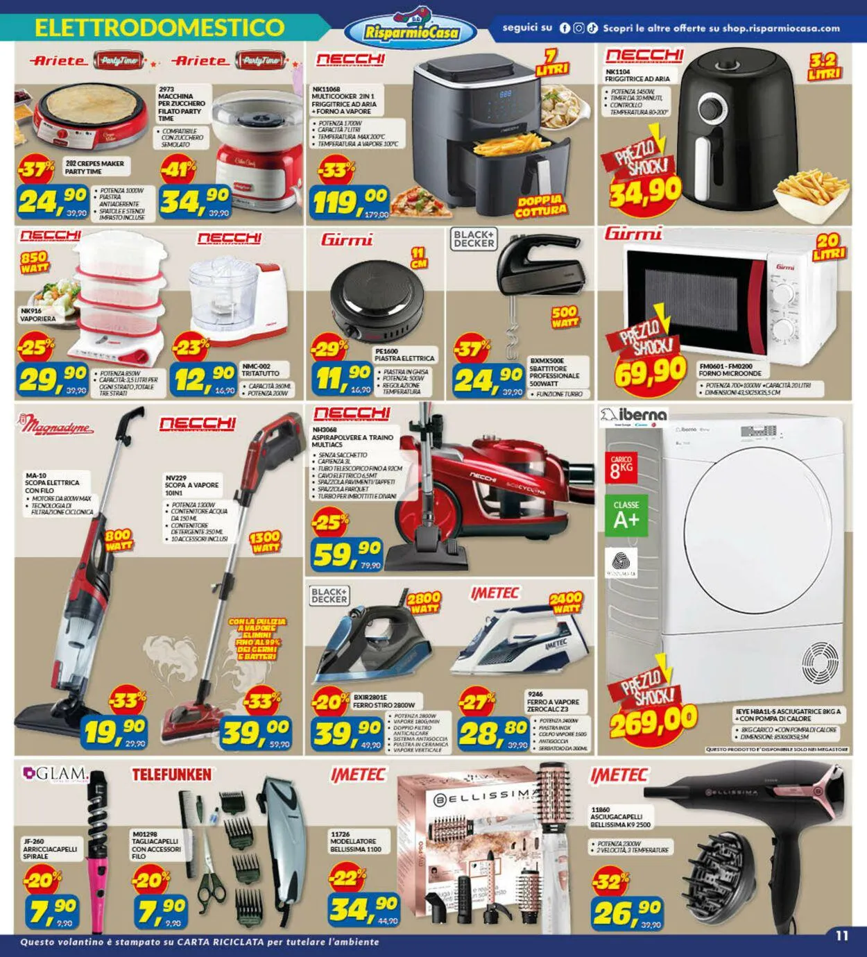 Risparmio Casa Volantino attuale da 8 aprile a 14 aprile di 2024 - Pagina del volantino 11