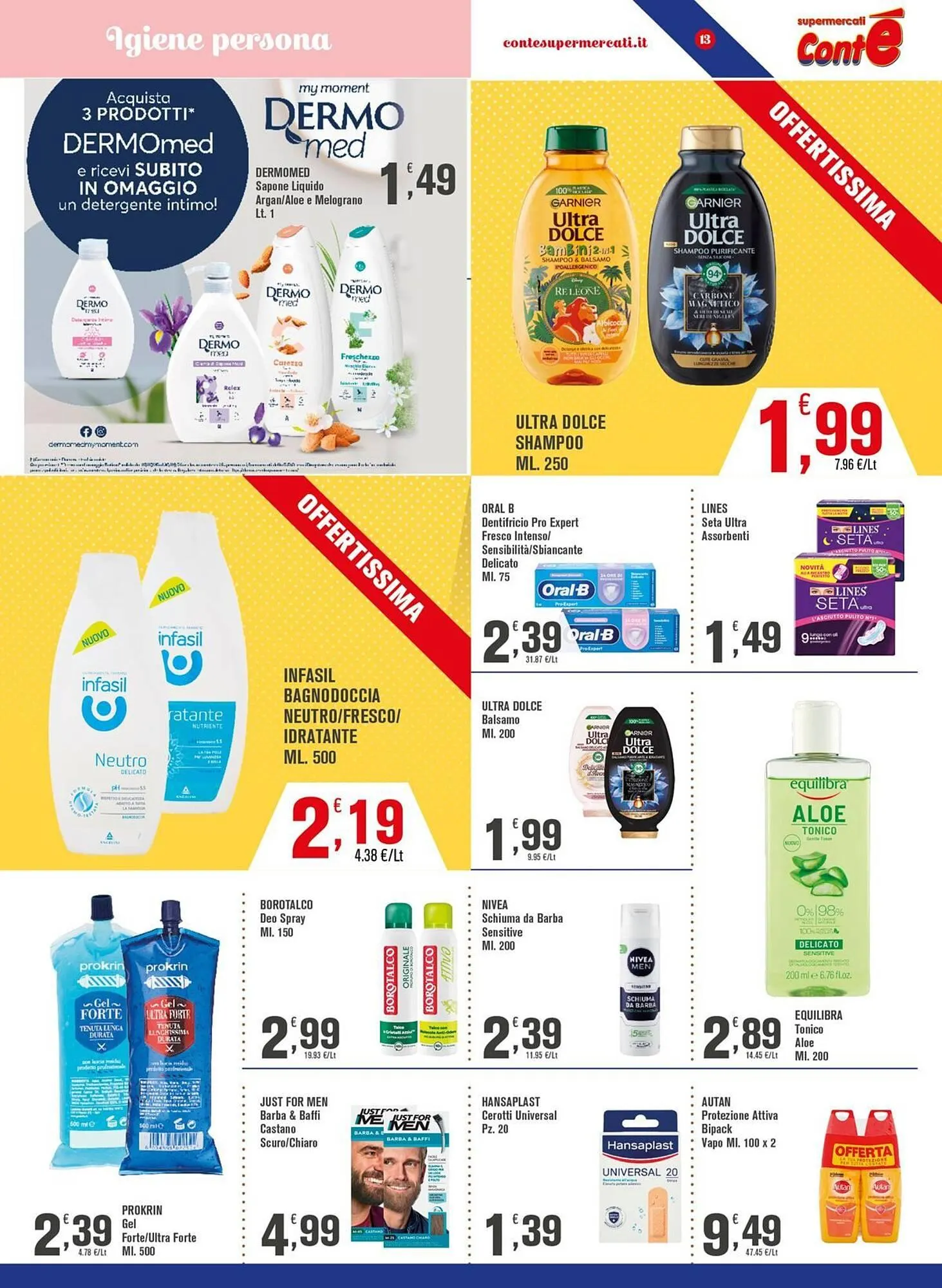 Volantino Conté Supermercati da 21 luglio a 30 luglio di 2025 - Pagina del volantino 13