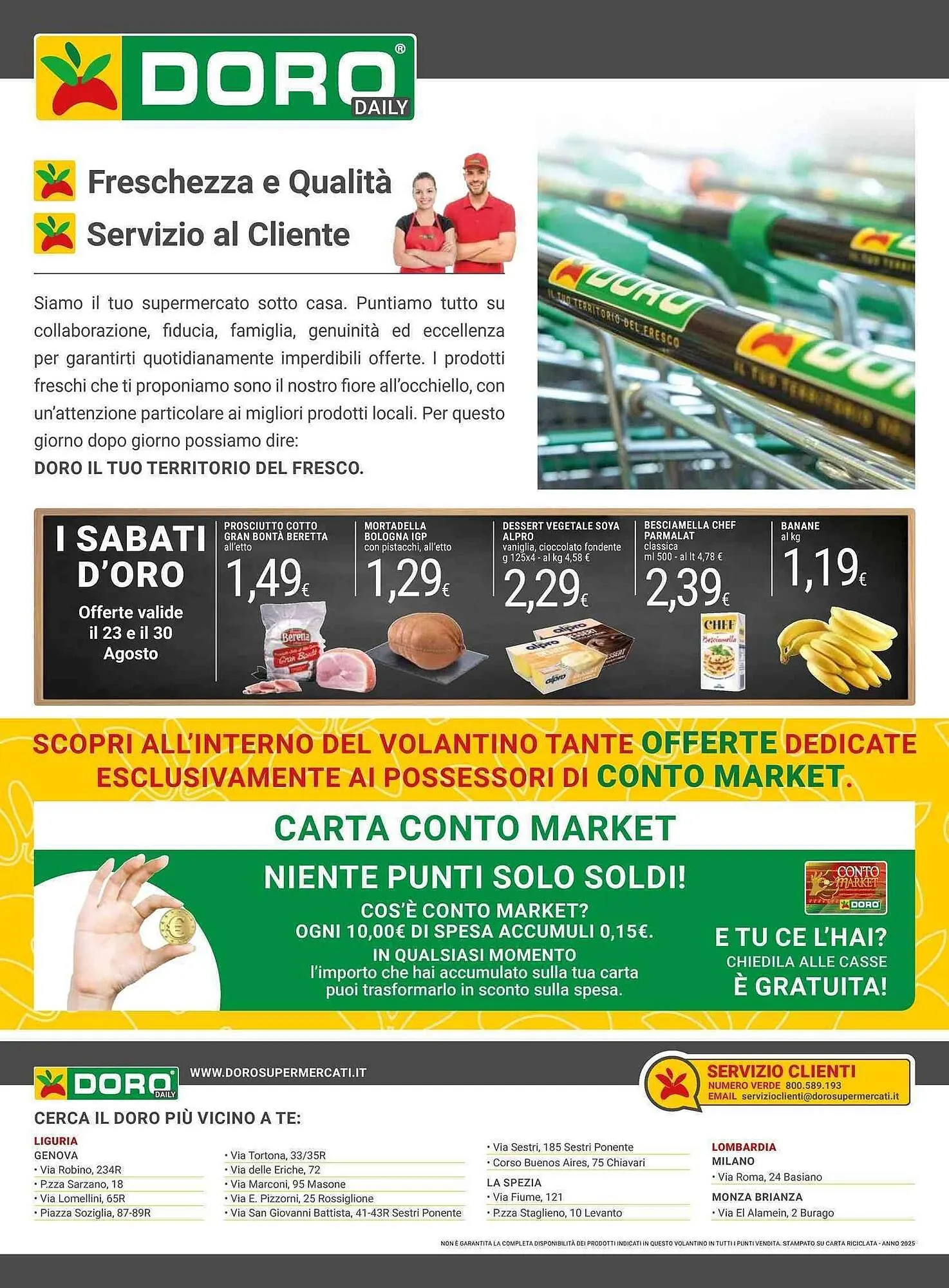 Volantino Doro Supermercati da 19 agosto a 31 agosto di 2025 - Pagina del volantino 8