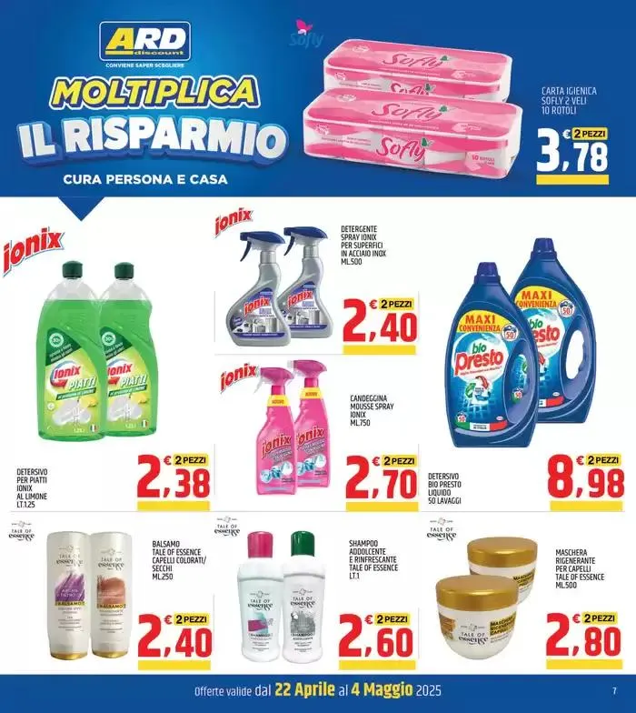 Moltiplica il risparmio da 22 aprile a 4 maggio di 2025 - Pagina del volantino 7