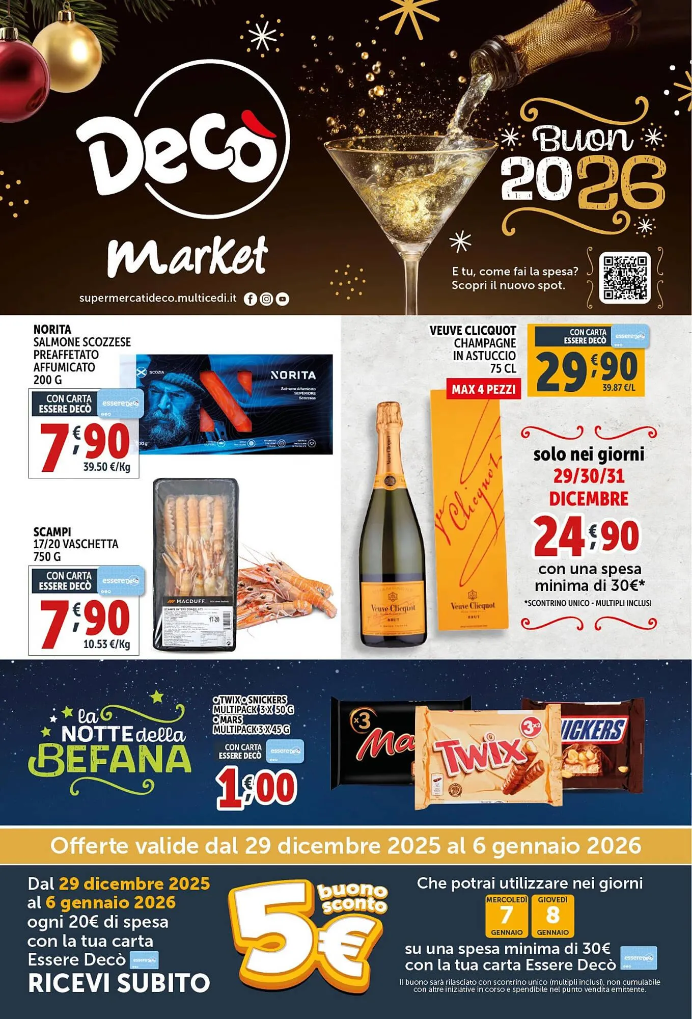Volantino Deco Market da 29 dicembre a 6 gennaio di 2026 - Pagina del volantino 1