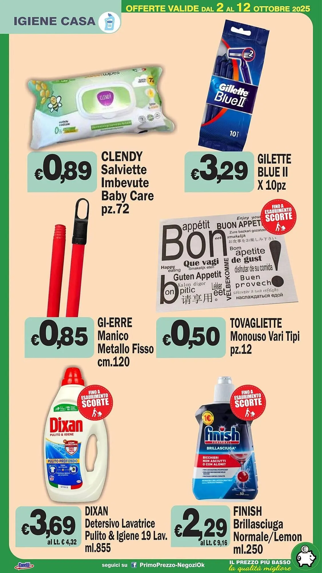 Volantino Primo Prezzo da 2 ottobre a 12 ottobre di 2025 - Pagina del volantino 22