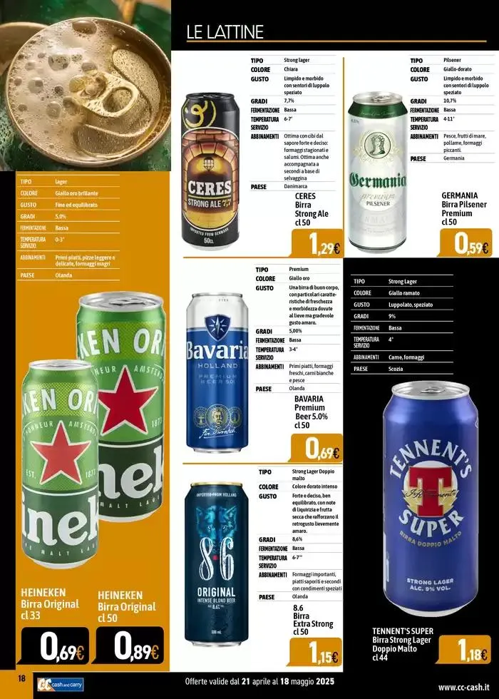 Carta birre 2025 da 22 aprile a 18 maggio di 2025 - Pagina del volantino 18