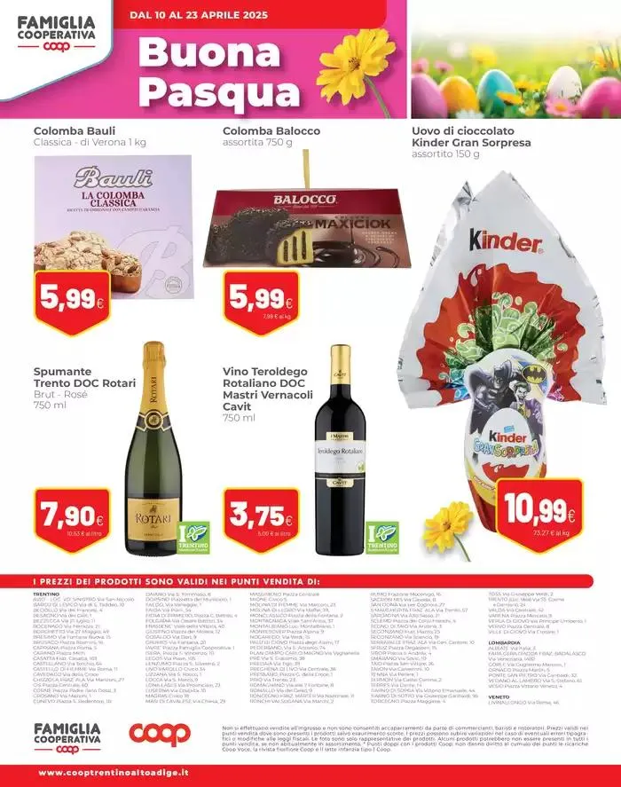 Super offerte di pasqua da 10 aprile a 23 aprile di 2025 - Pagina del volantino 4