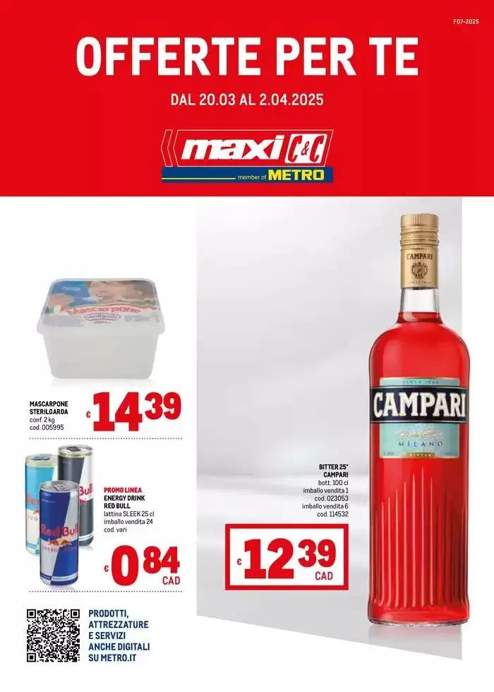 Offerte per te -Maxi da 20 marzo a 2 aprile di 2025 - Pagina del volantino 1