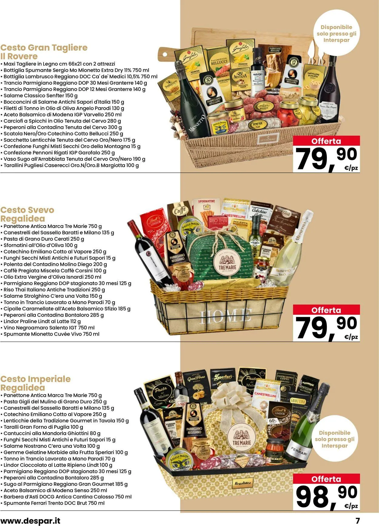 Eurospar Volantino attuale da 6 novembre a 31 dicembre di 2025 - Pagina del volantino 7