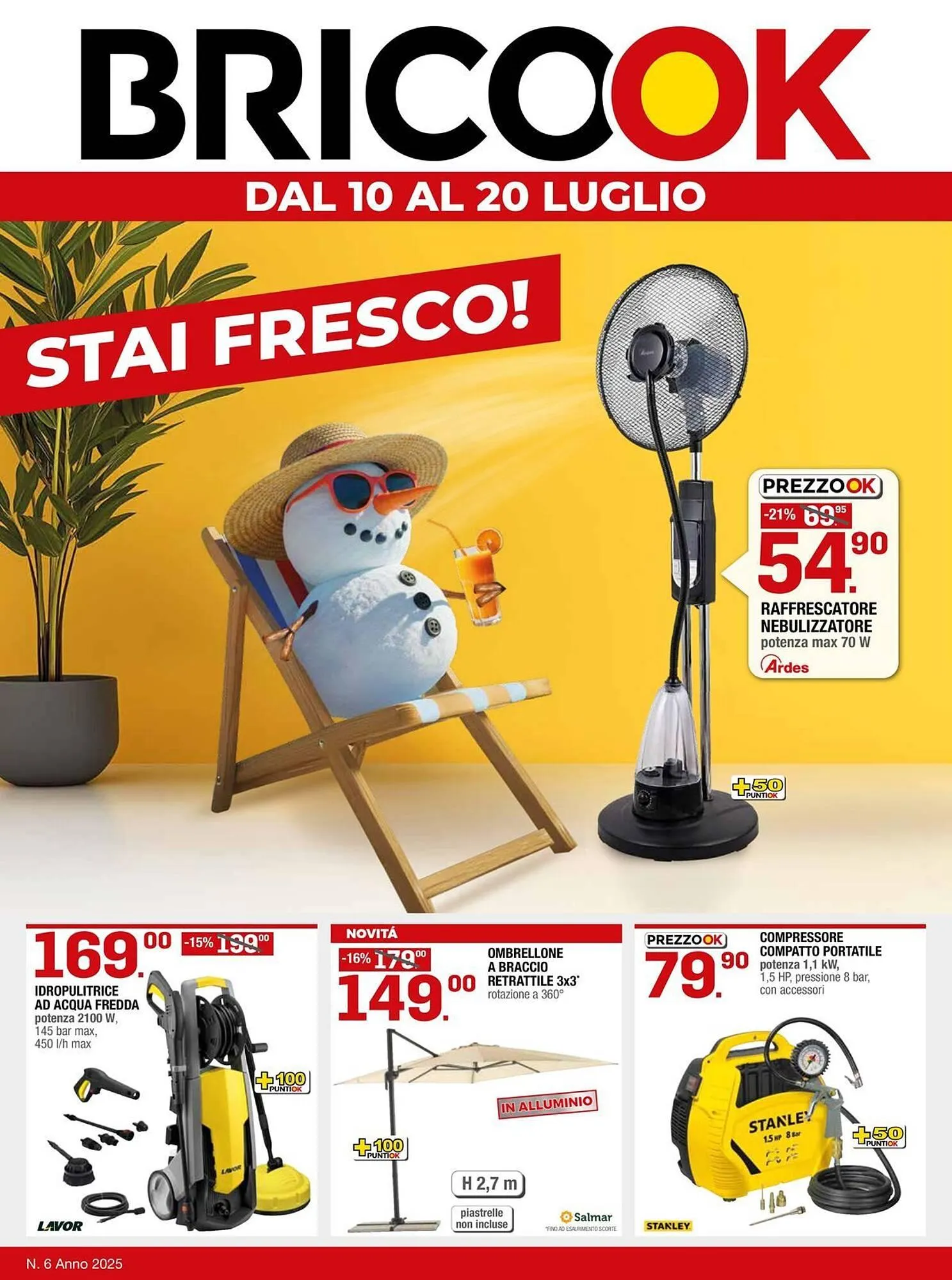 Volantino Brico OK da 10 luglio a 20 luglio di 2025 - Pagina del volantino 1