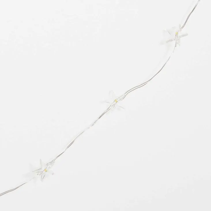 Ghirlanda luminosa mini stelle, 190 cm - Lotto di 2