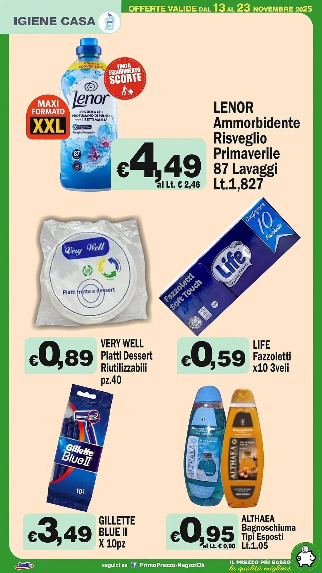Volantino Primo Prezzo da 13 novembre a 23 novembre di 2025 - Pagina del volantino 26