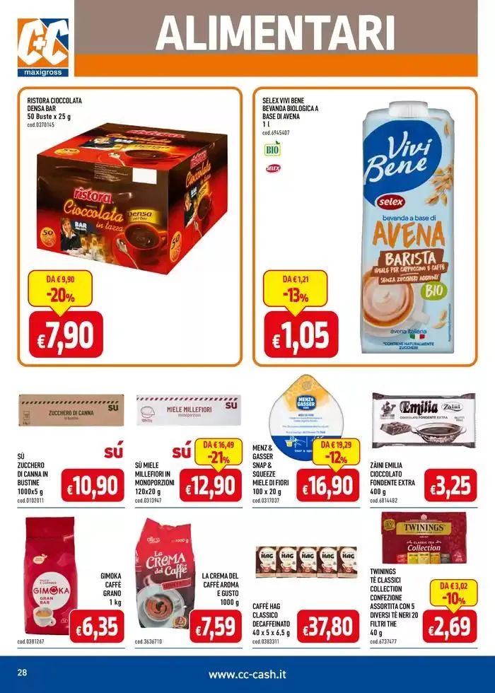  Professional ristoranti, bar, comunità, hotel da 3 gennaio a 26 gennaio di 2025 - Pagina del volantino 28