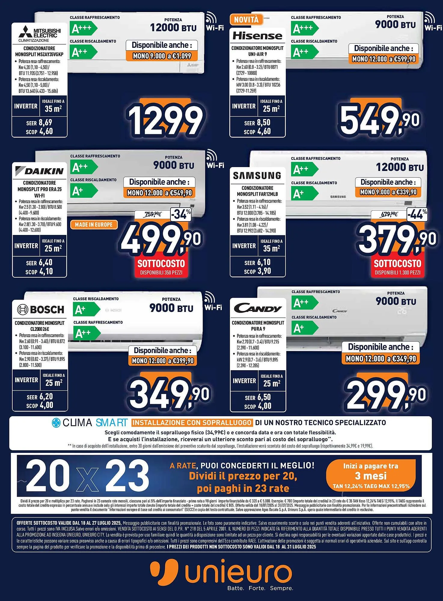 Volantino Unieuro da 17 luglio a 27 luglio di 2025 - Pagina del volantino 26