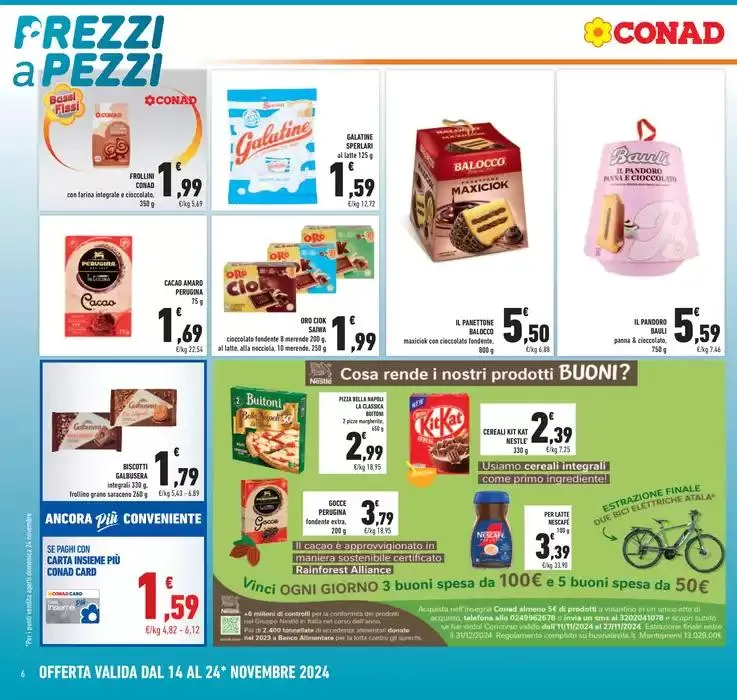 Prezzi a pezzi da 14 novembre a 24 novembre di 2024 - Pagina del volantino 6