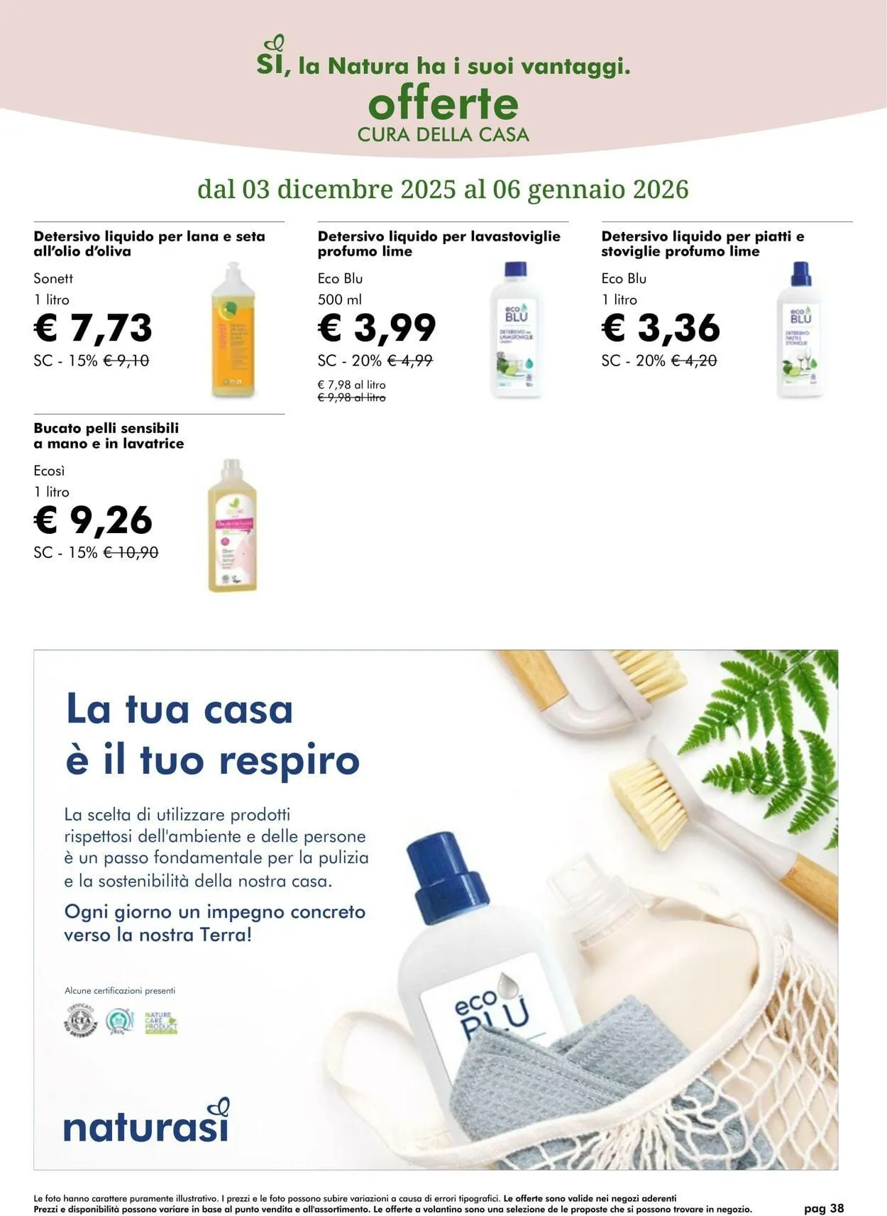 Natura Sì Volantino attuale da 29 gennaio a 12 febbraio di 2026 - Pagina del volantino 38