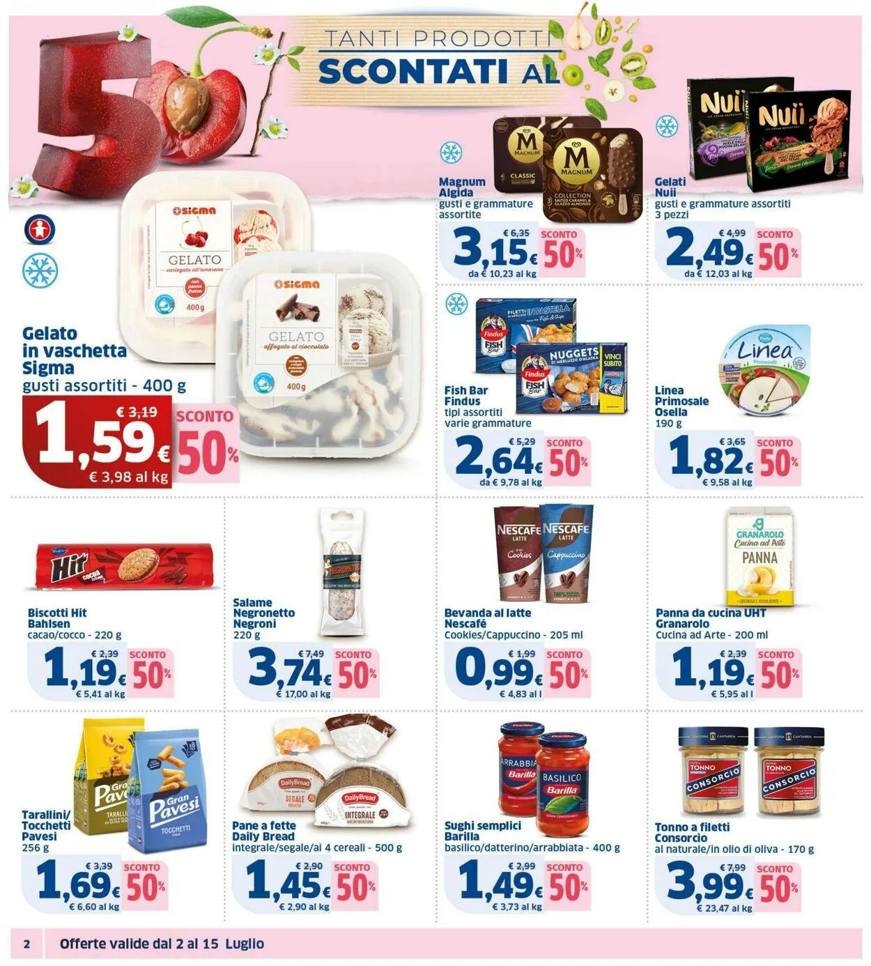 Sigma - Bologna Volantino attuale da 2 luglio a 15 luglio di 2025 - Pagina del volantino 2
