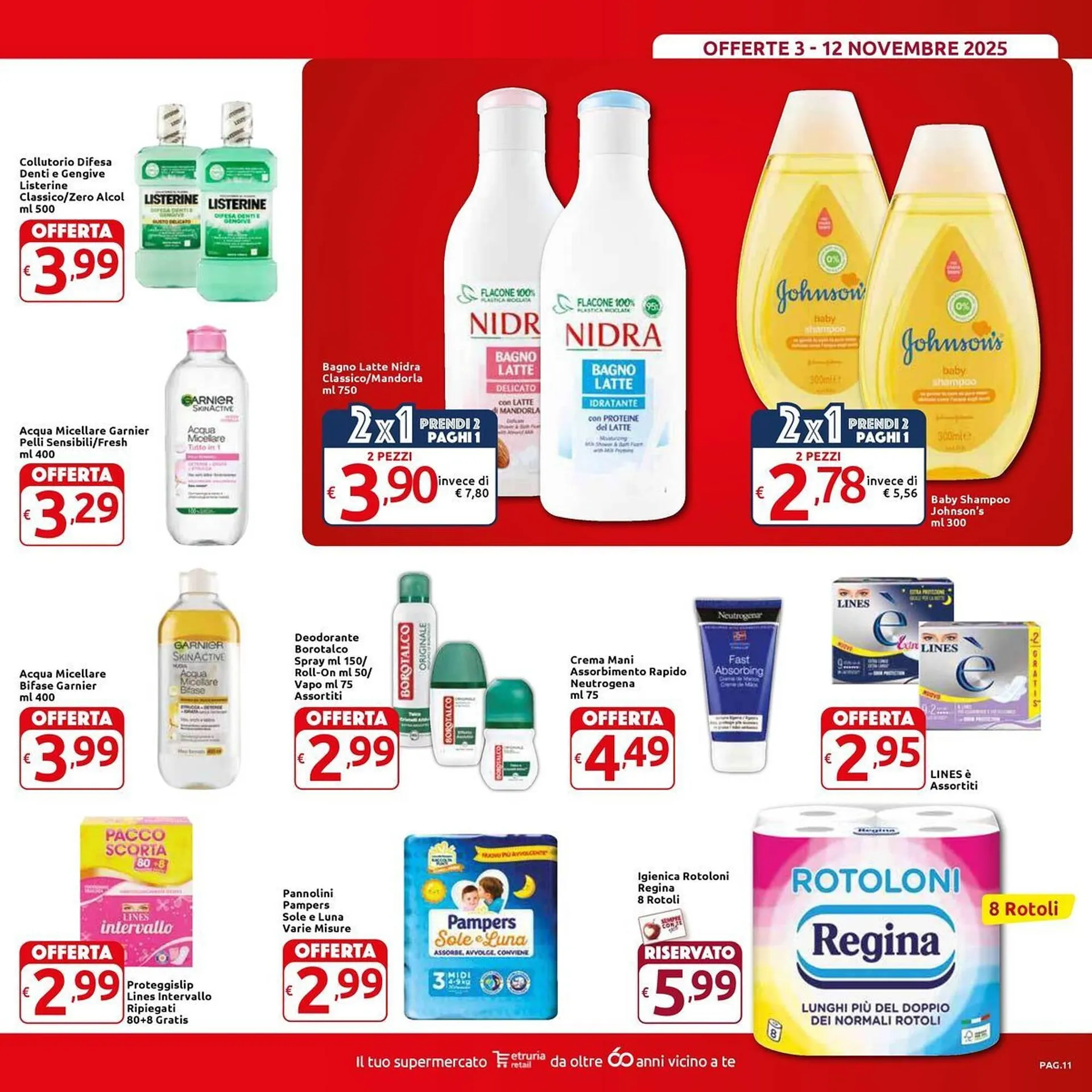 Volantino Carrefour Market da 3 novembre a 12 novembre di 2025 - Pagina del volantino 11