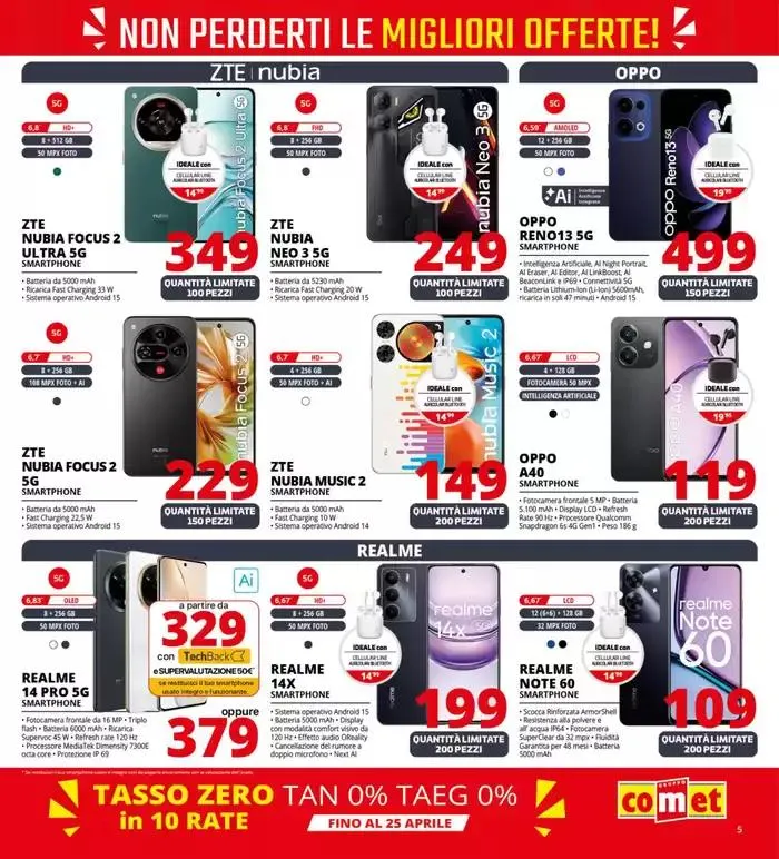 Sorprese tech da Comet! da 17 aprile a 28 aprile di 2025 - Pagina del volantino 5