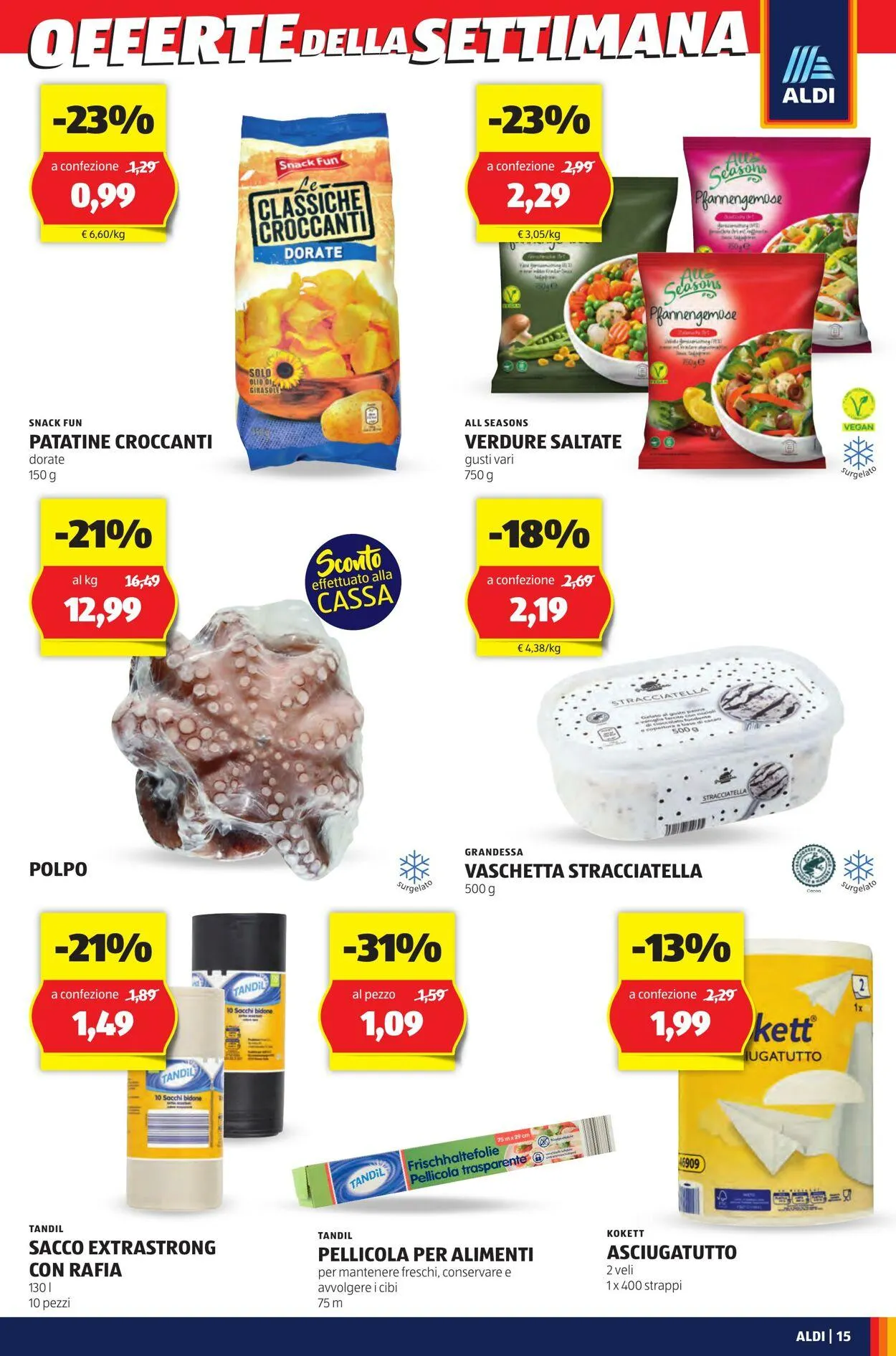 Aldi Volantino attuale da 21 aprile a 27 aprile di 2025 - Pagina del volantino 15