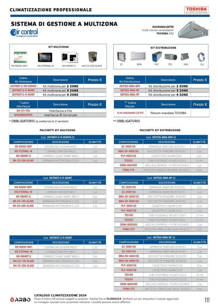 Catalogo climatizzazione 2024 da 17 maggio a 31 dicembre di 2024 - Pagina del volantino 111