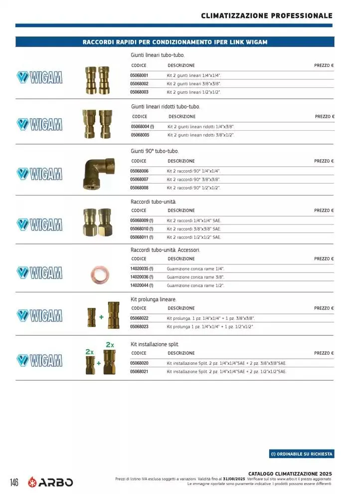 Catalogo Climatizzazione 2025 da 1 gennaio a 31 dicembre di 2025 - Pagina del volantino 136