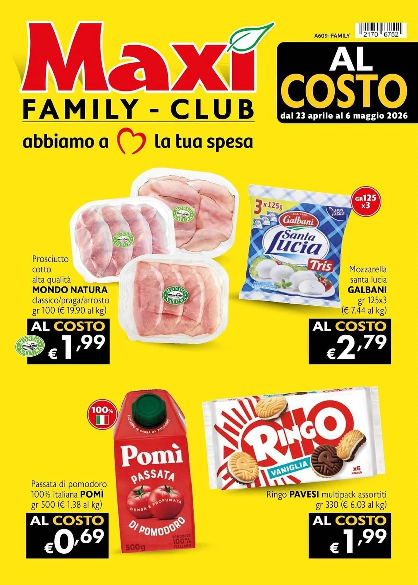 Volantino Maxi Family da 23 aprile a 6 maggio di 2026 - Pagina del volantino 1