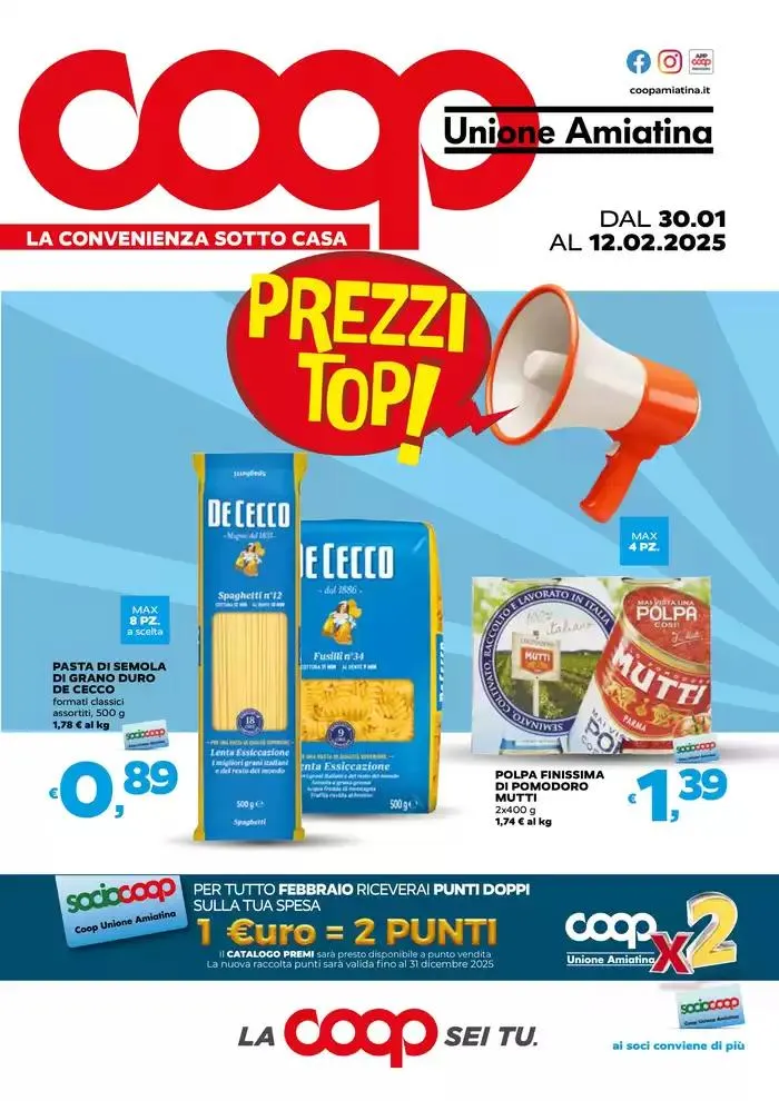 Prezzi top! da 30 gennaio a 12 febbraio di 2025 - Pagina del volantino 1