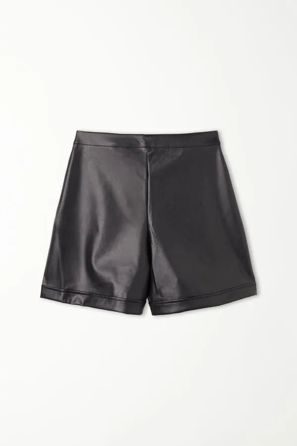 Shorts Effetto Spalmato