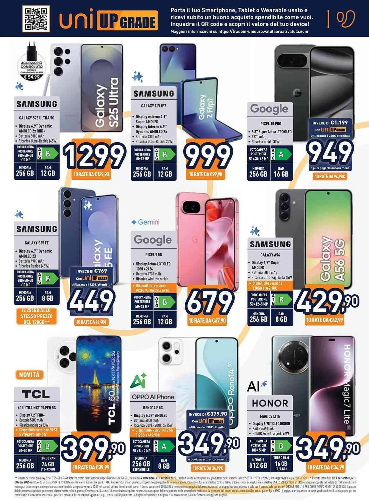 Volantino Unieuro da 17 settembre a 3 ottobre di 2025 - Pagina del volantino 31