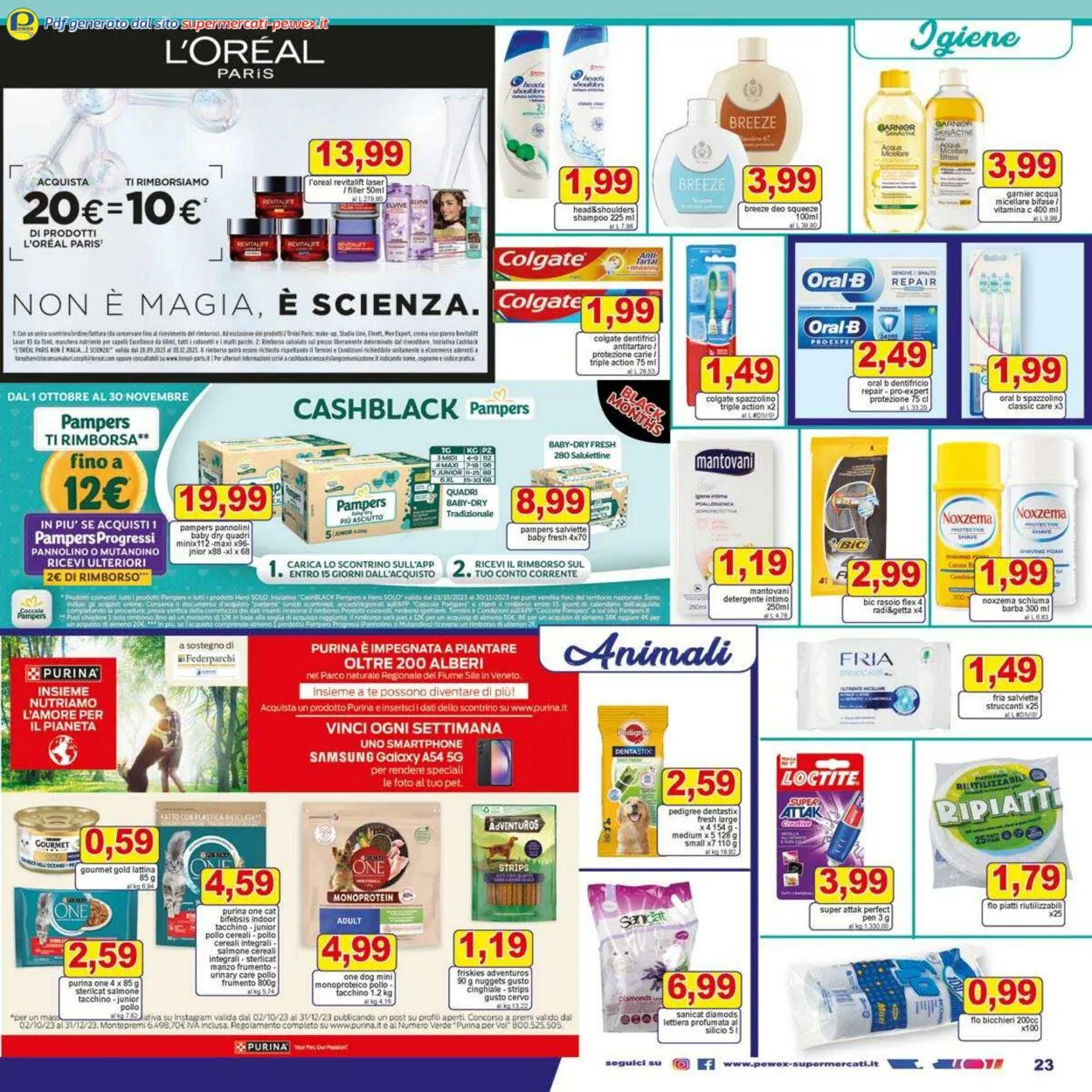 Pewex Volantino attuale da 8 febbraio a 22 febbraio di 2024 - Pagina del volantino 23