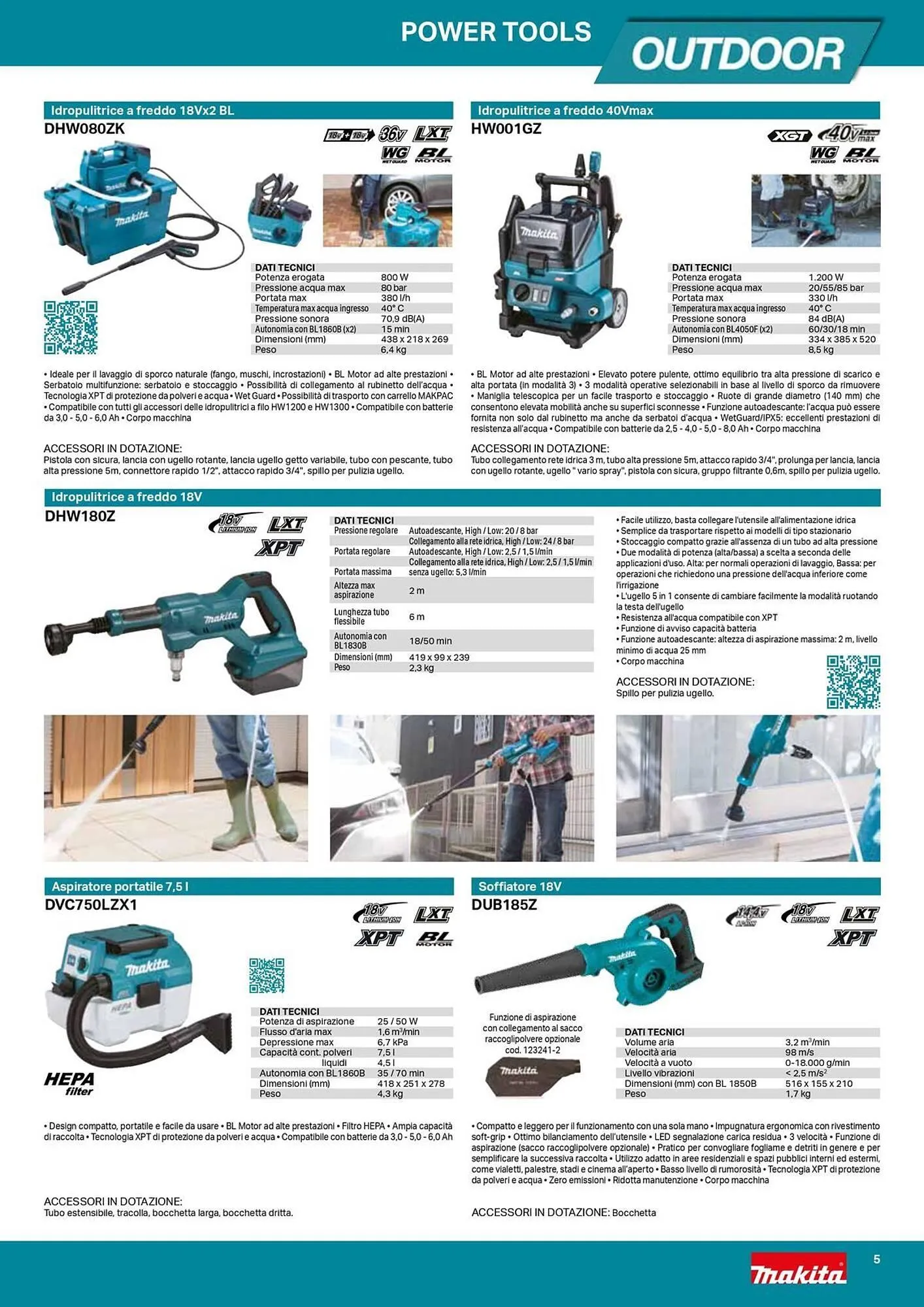 Volantino Makita da 19 novembre a 31 dicembre di 2025 - Pagina del volantino 5