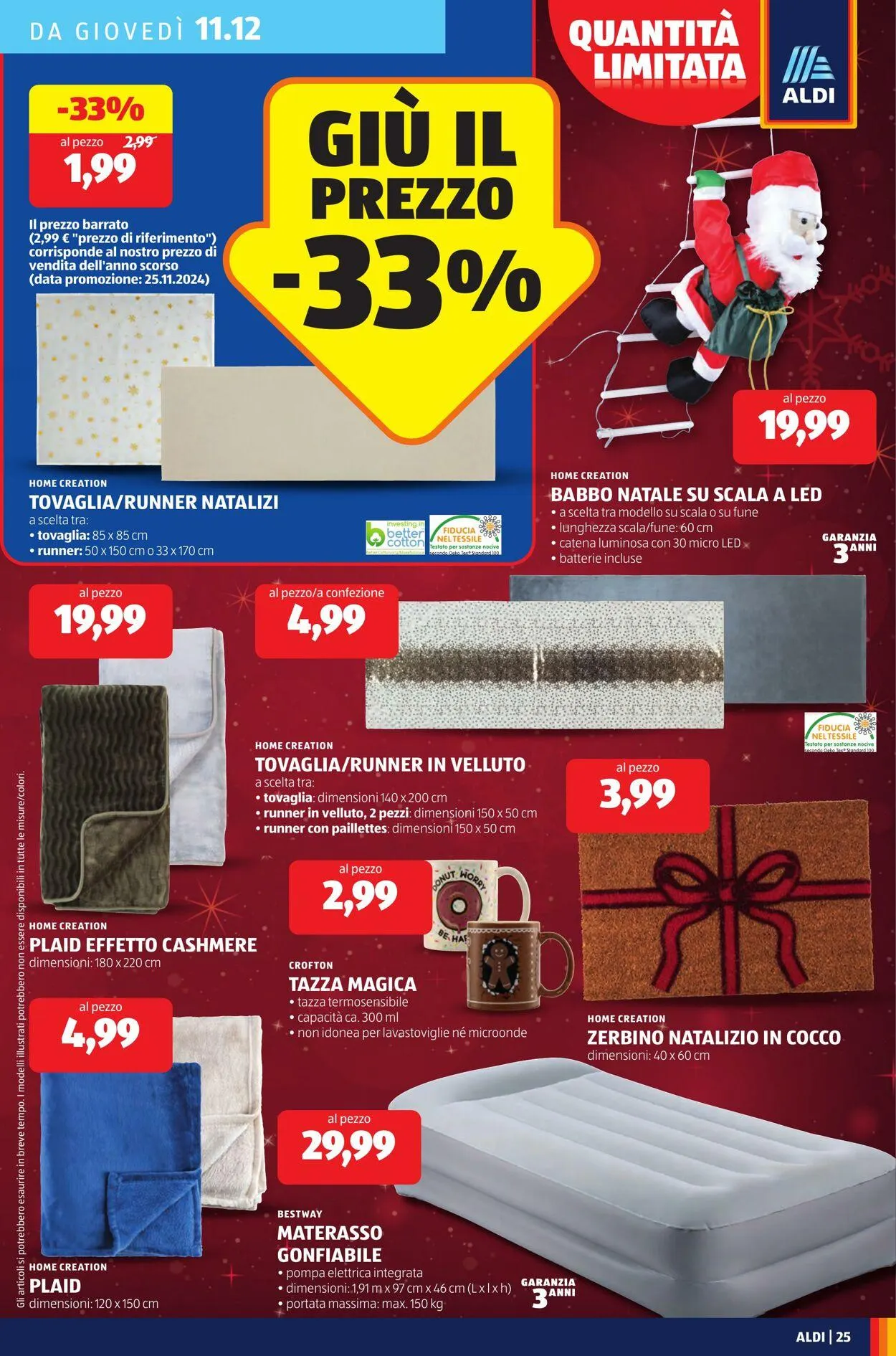 Aldi Volantino attuale da 8 dicembre a 14 dicembre di 2025 - Pagina del volantino 25