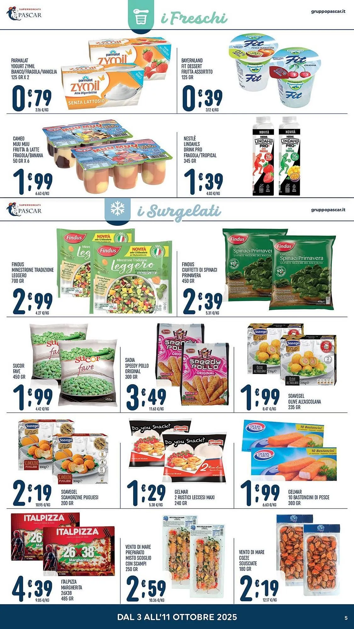 Volantino Gruppo Pascar da 3 ottobre a 11 ottobre di 2025 - Pagina del volantino 5