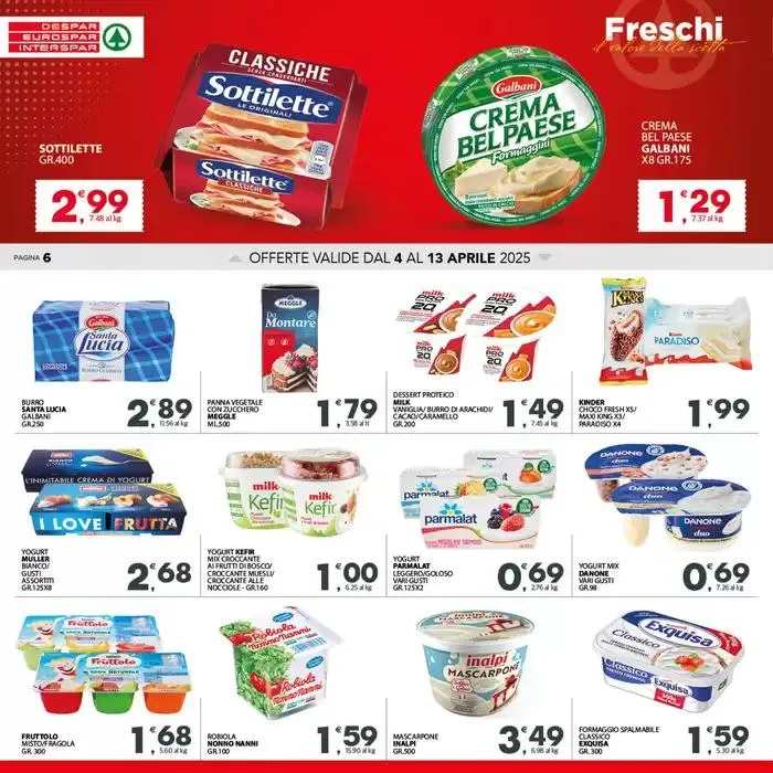 Conveneinza unica da 4 aprile a 13 aprile di 2025 - Pagina del volantino 6