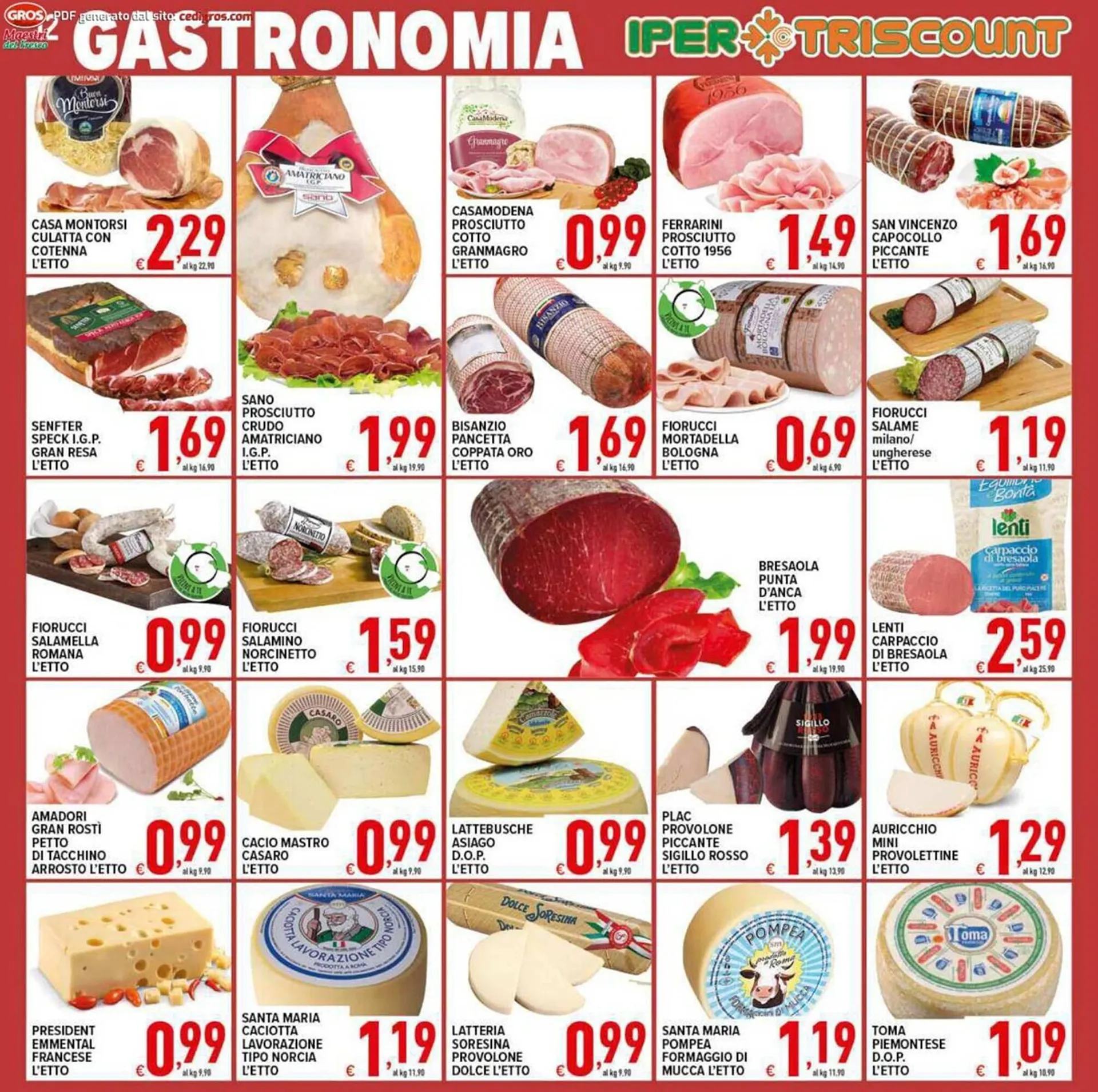 Volantino Iper Triscount da 22 settembre a 2 ottobre di 2023 - Pagina del volantino 12