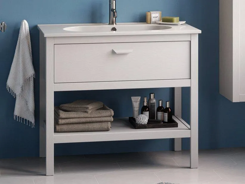 Newport Base 89X45Xaltezza79 Bianco Frassino