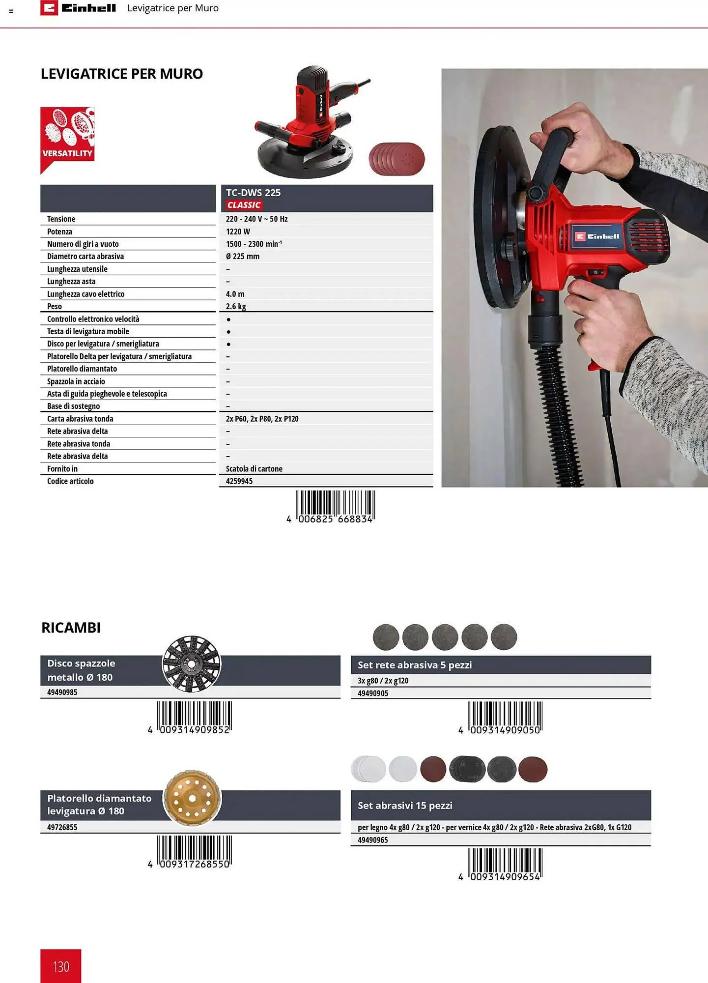 Volantino Einhell da 17 marzo a 31 dicembre di 2026 - Pagina del volantino 132