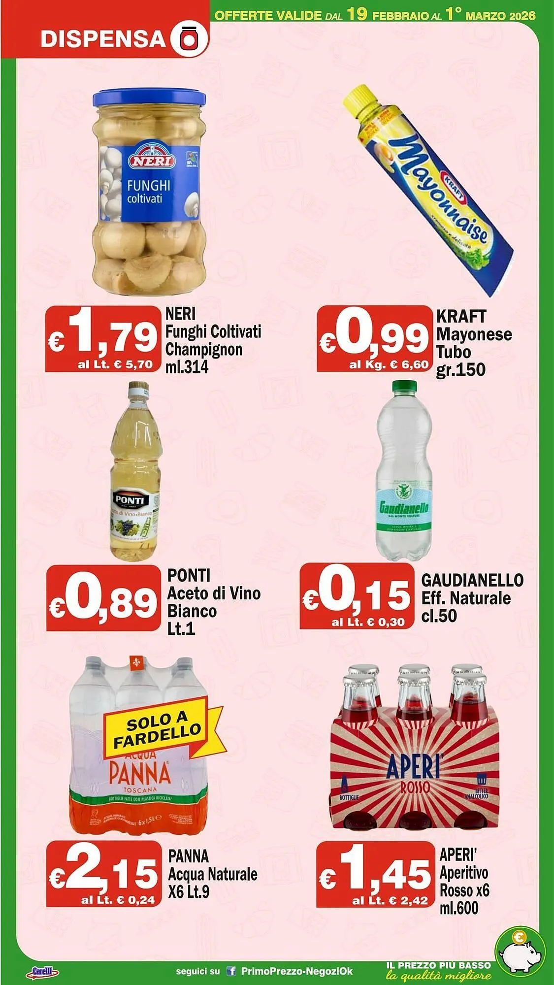 Volantino Primo Prezzo da 19 febbraio a 1 marzo di 2026 - Pagina del volantino 8