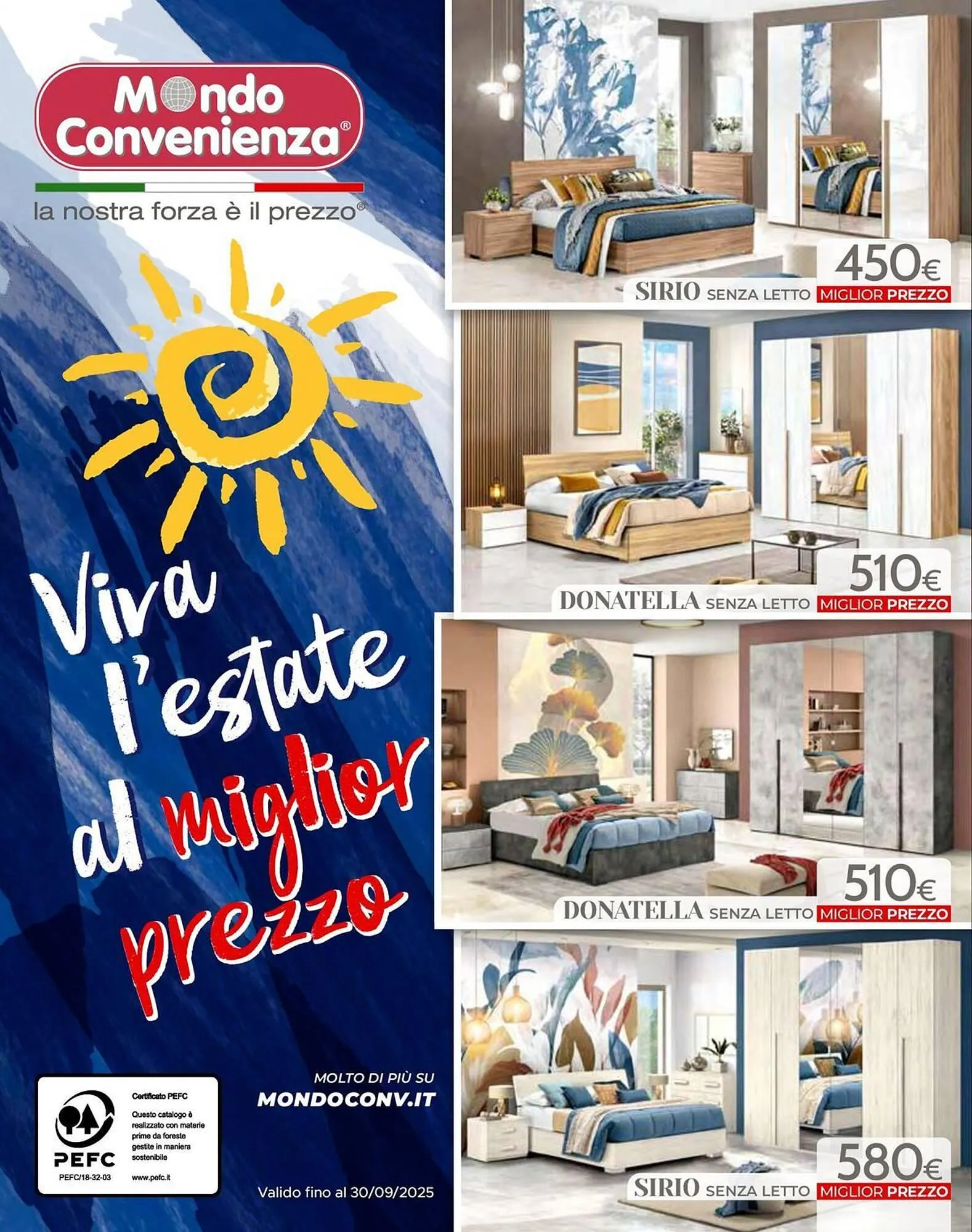 Volantino Mondo Convenienza da 1 luglio a 22 settembre di 2025 - Pagina del volantino 100