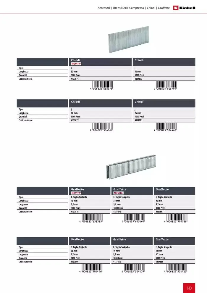 Elettroutensili 2025 da 11 febbraio a 31 dicembre di 2025 - Pagina del volantino 143