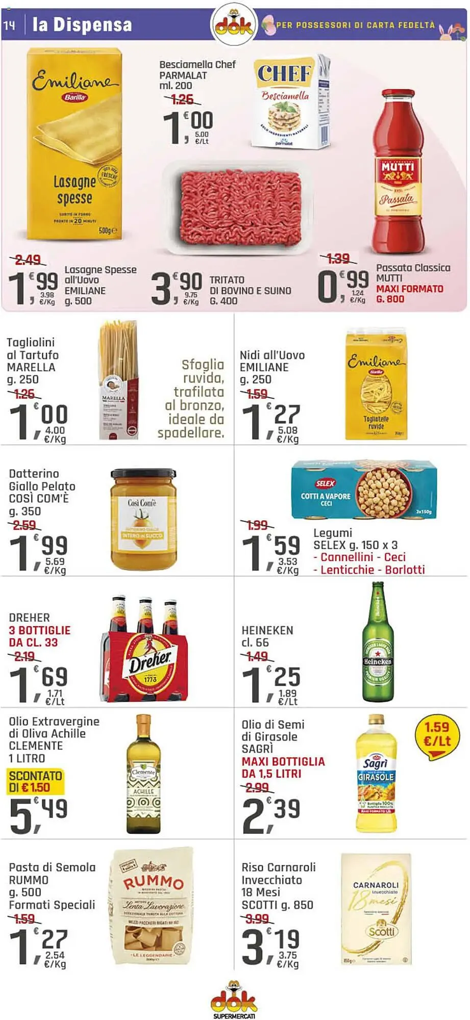 Volantino Supermercati Dok da 10 aprile a 19 aprile di 2025 - Pagina del volantino 14